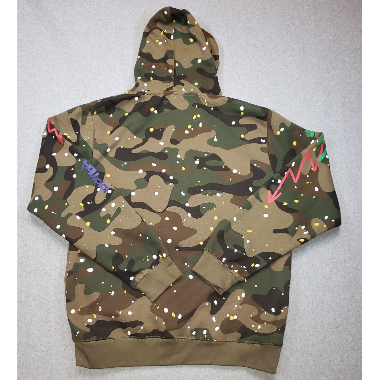 Fwrd Denim Co. Camo Awol Sweatpants & Hoodie Mens Xl Splatter Grunge Street Wear — image 8 of 8